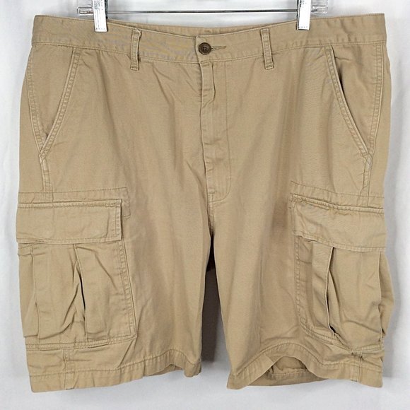 Levis Cargo Shorts Mens Size 40 Brown Khaki - Picture 1 of 3
